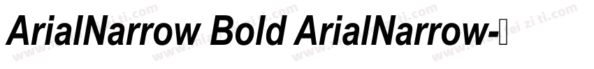 ArialNarrow Bold ArialNarrow字体转换